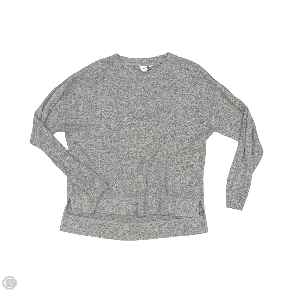 Top Long Sleeve By Bp In Grey, Size: M