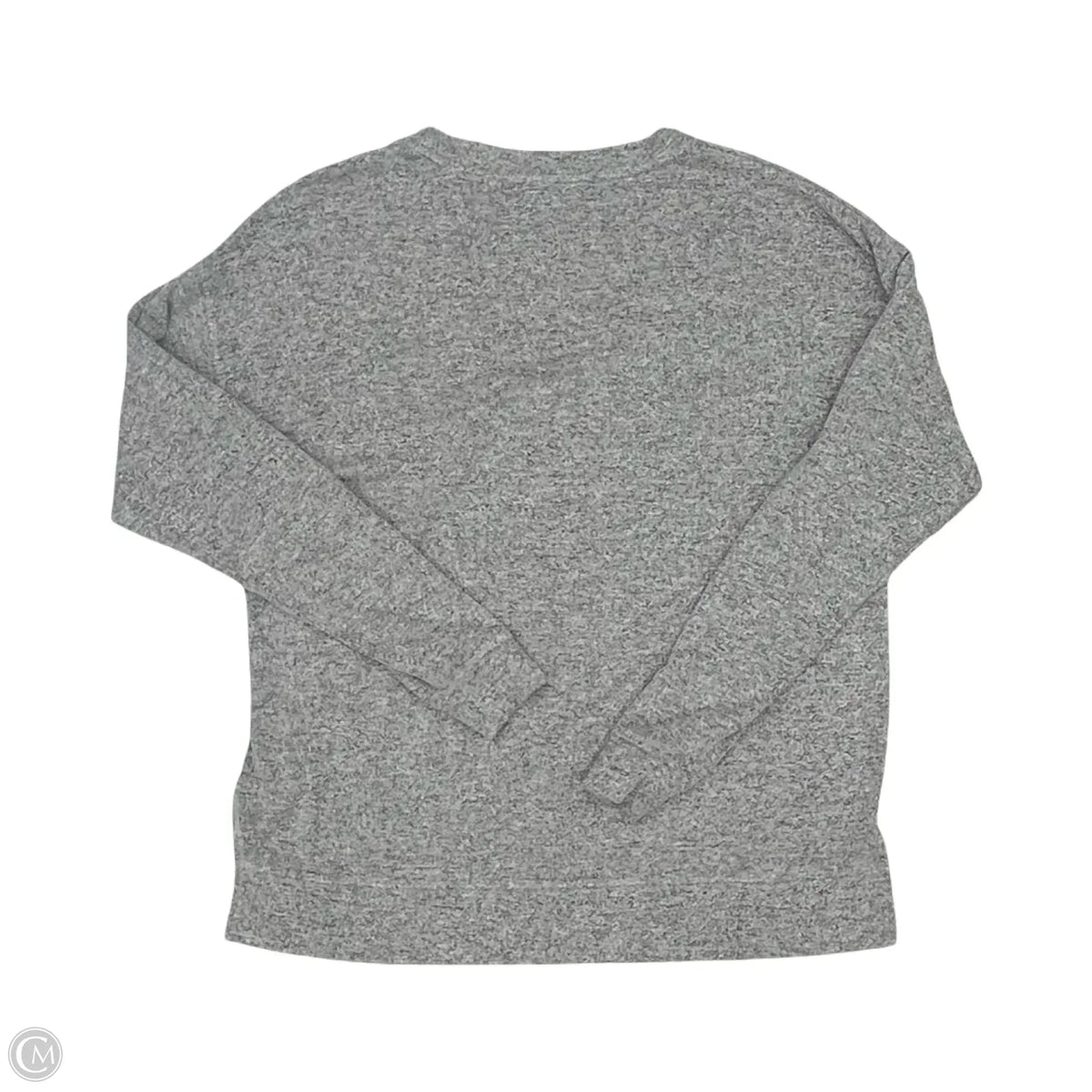 Top Long Sleeve By Bp In Grey, Size: M