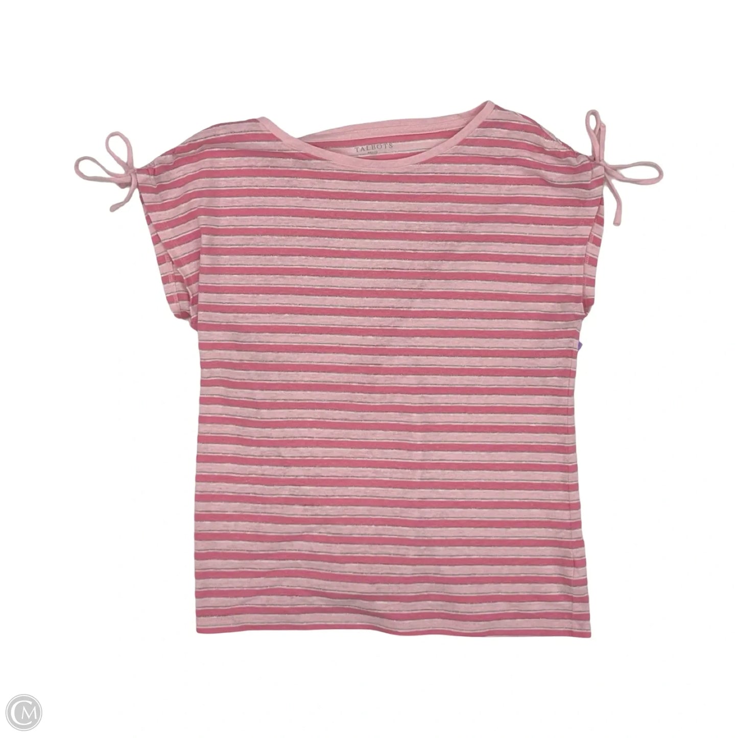 Top Short Sleeve By Talbots In Pink, Size: Mp