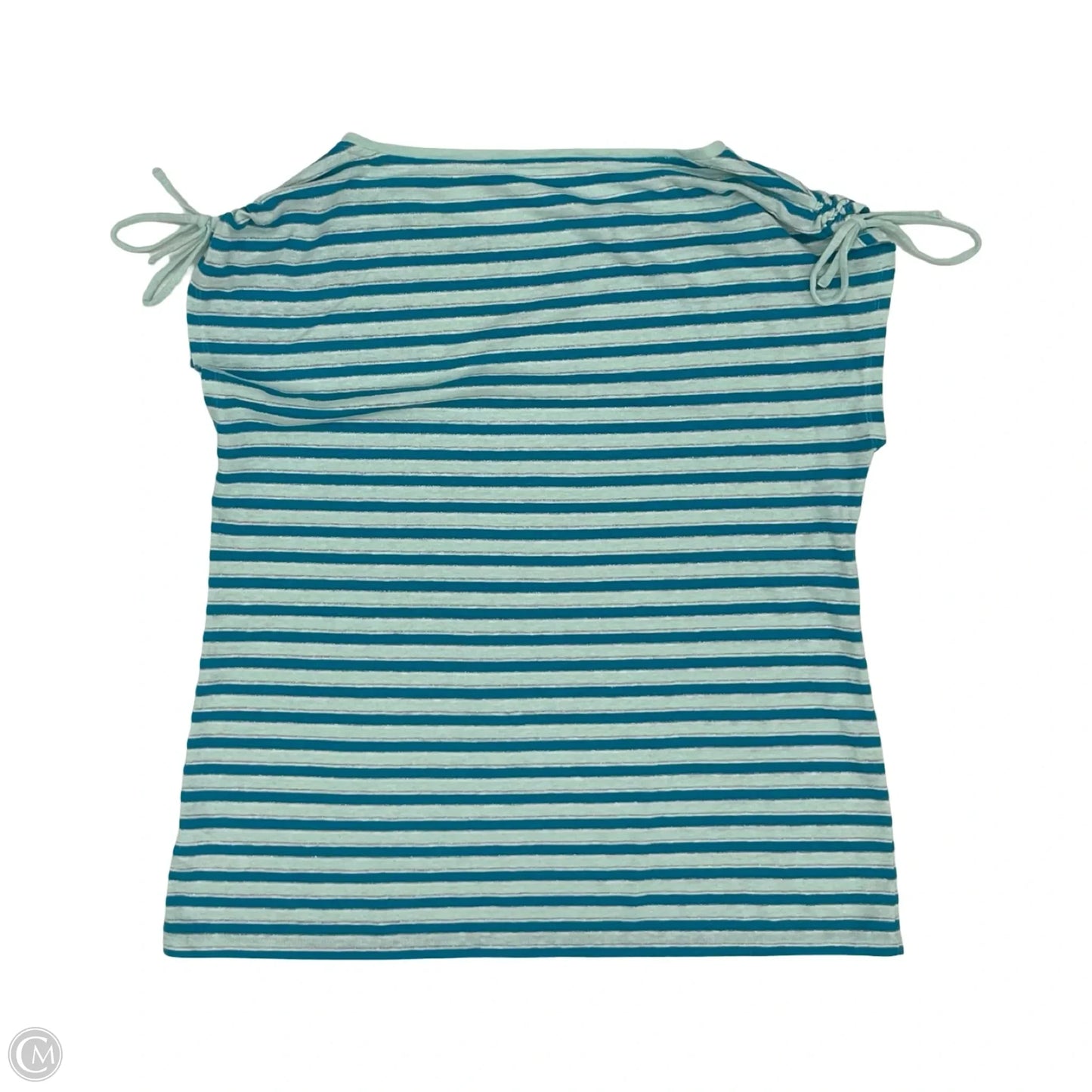 Top Short Sleeve By Talbots In Blue, Size: M