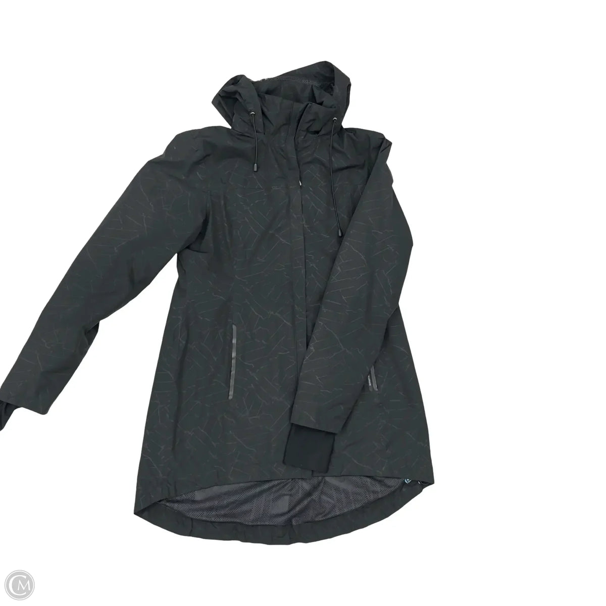 Jacket Windbreaker By Mondetta In Grey, Size: M