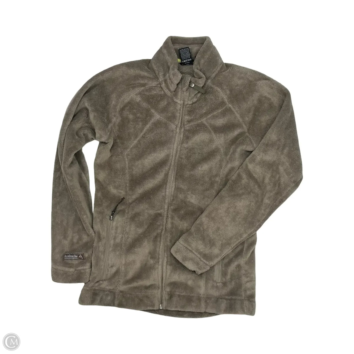 Jacket Fleece By Avalanche In Brown, Size: M