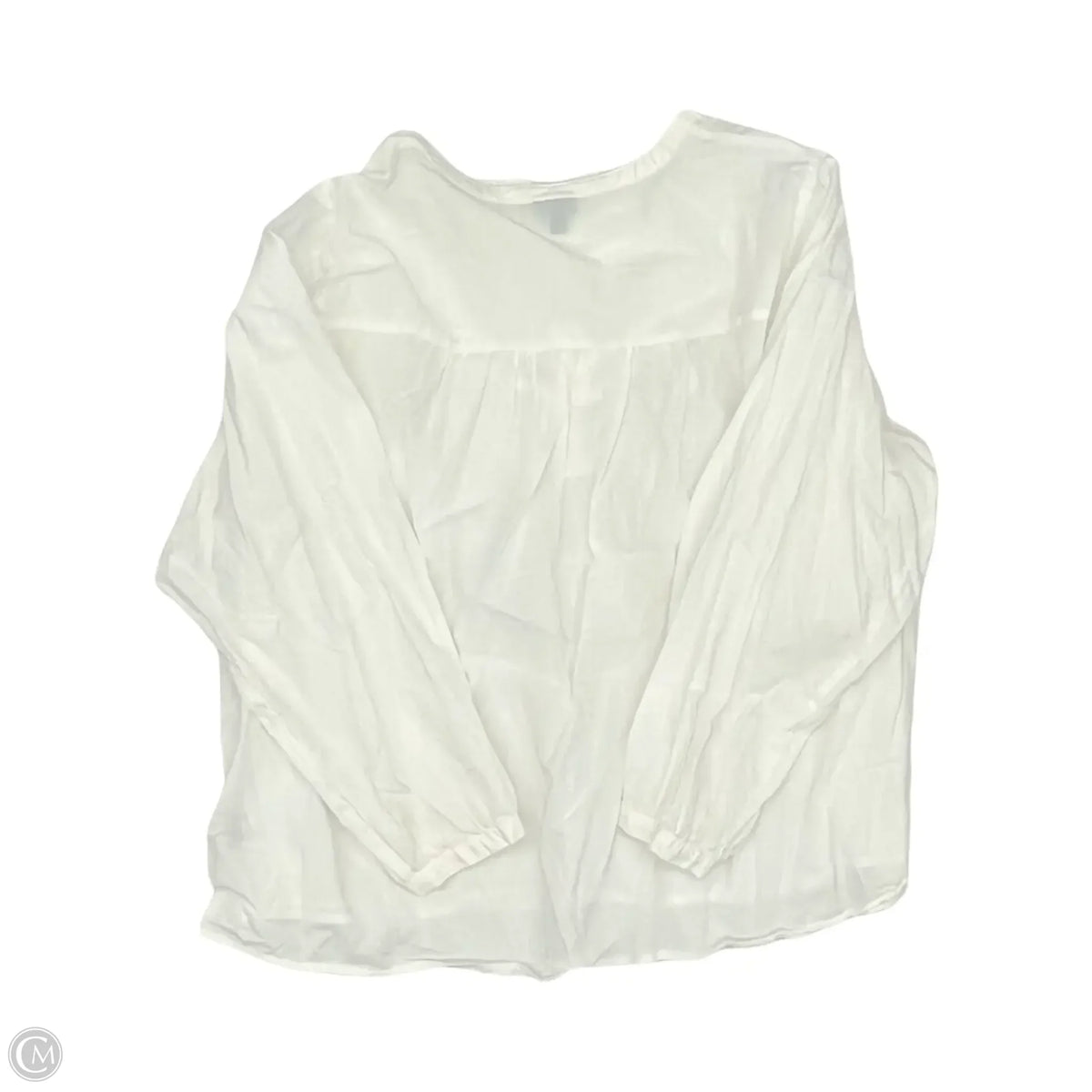 Top Long Sleeve By Torrid In White, Size: 3x