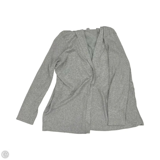 Sweater Cardigan By Clothes Mentor In Grey, Size: 2x