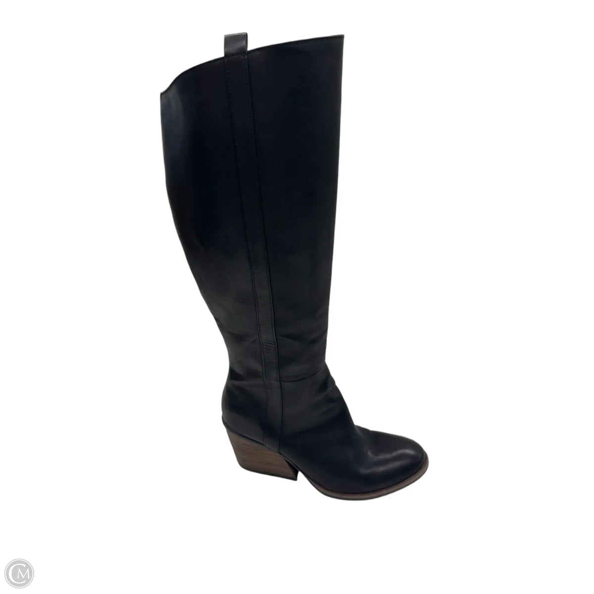 Boots Knee Heels By Korks In Black, Size: 10