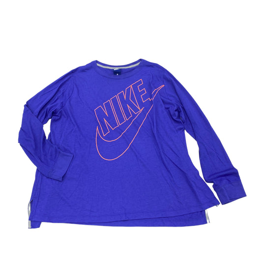 Athletic Top Long Sleeve Crewneck By Nike Apparel  Size: 2x