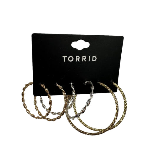 Earrings Hoop By Torrid  Size: 03 Piece Set