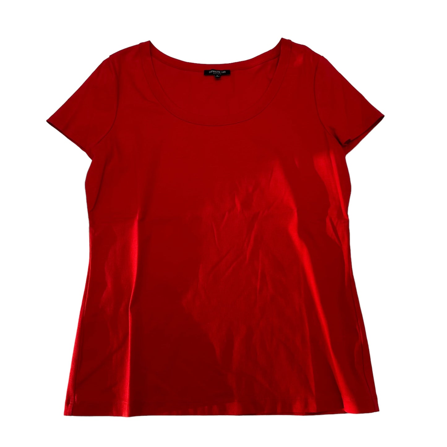 Top Short Sleeve Designer By Lafayette 148  Size: L