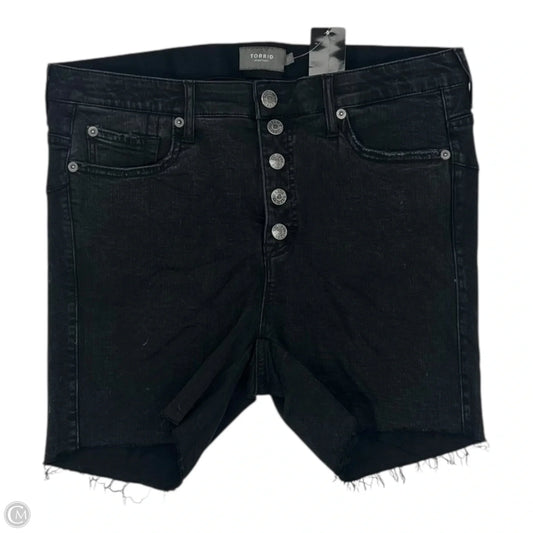 Shorts By Torrid In Black Denim, Size: 12