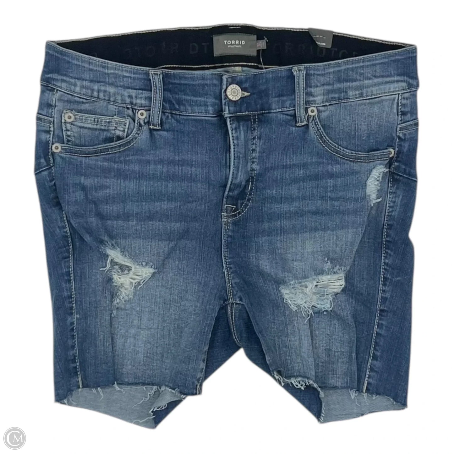 Shorts By Torrid In Blue Denim, Size: 12