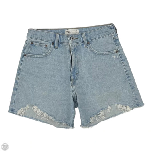 Shorts By Abercrombie And Fitch In Blue Denim, Size: 4