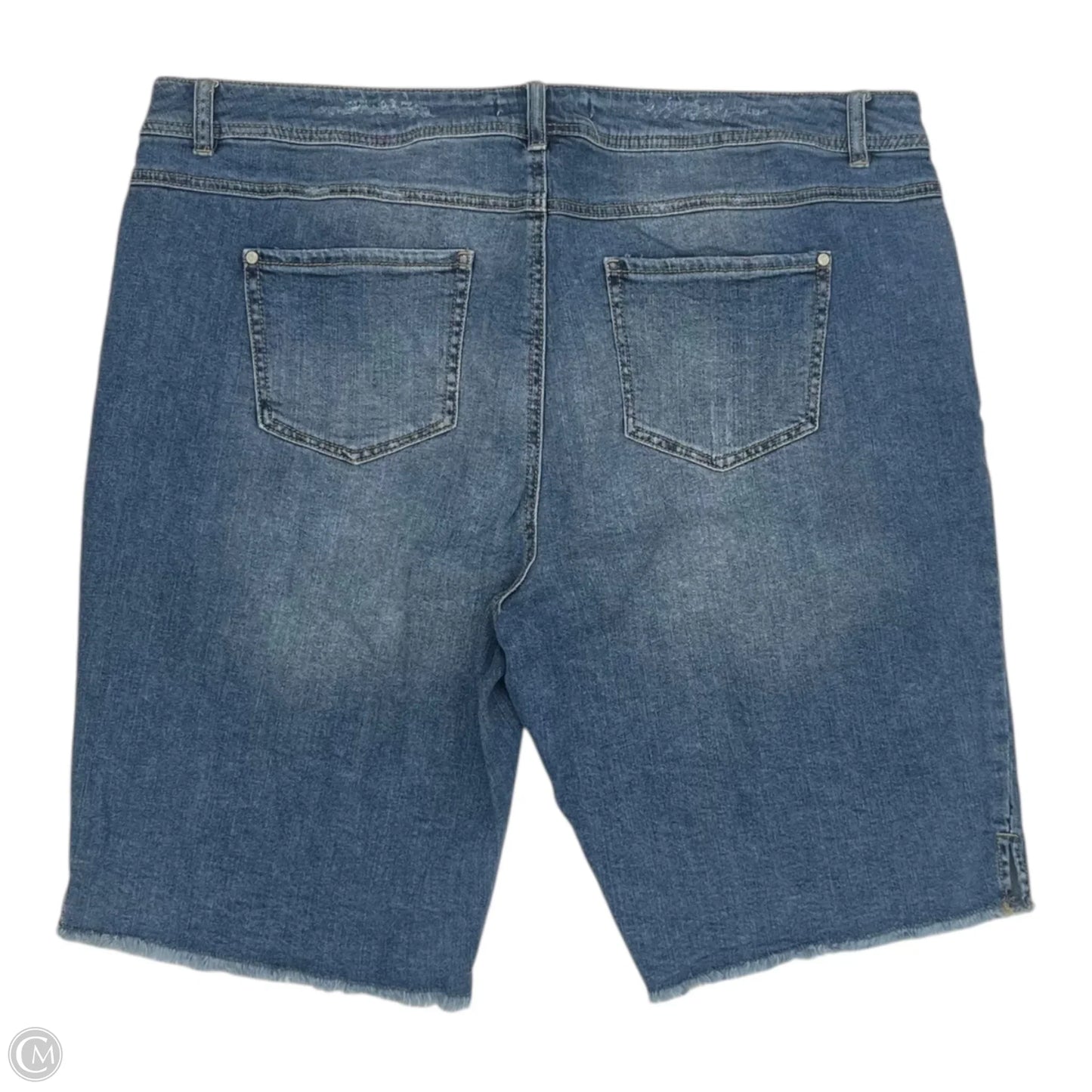 Shorts By Cato In Blue Denim, Size: 20