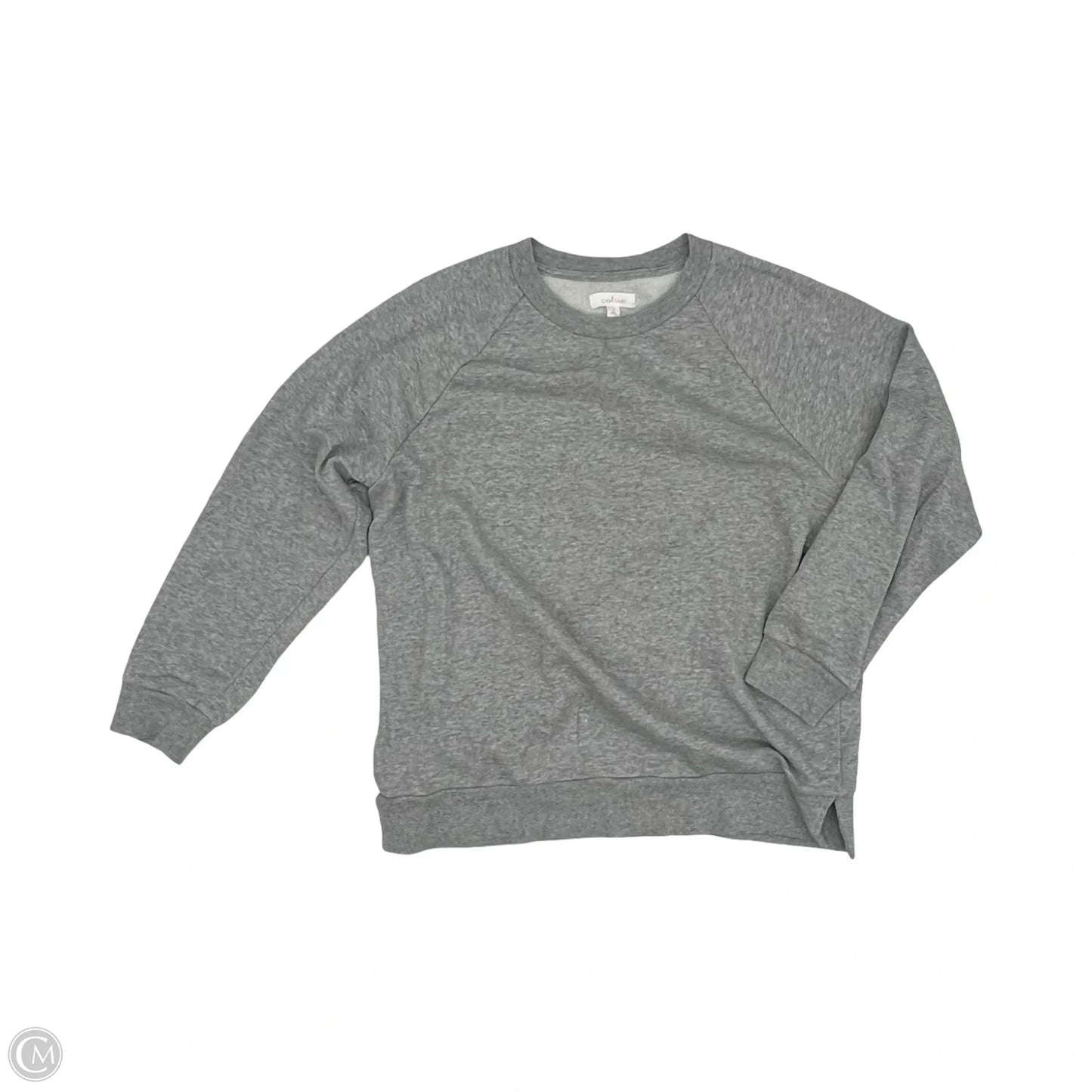Sweatshirt Crewneck By Colsie In Grey, Size: S