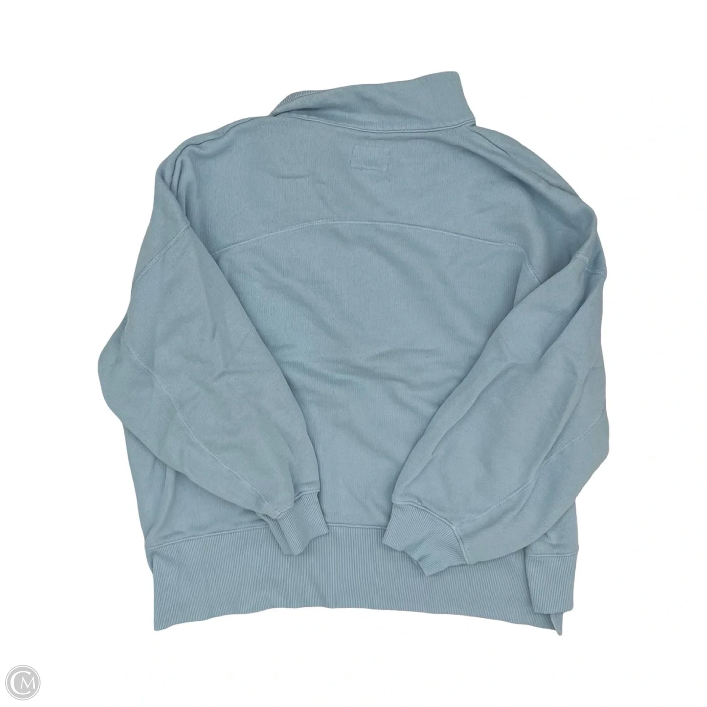 Sweatshirt Collar By American Eagle In Blue, Size: L