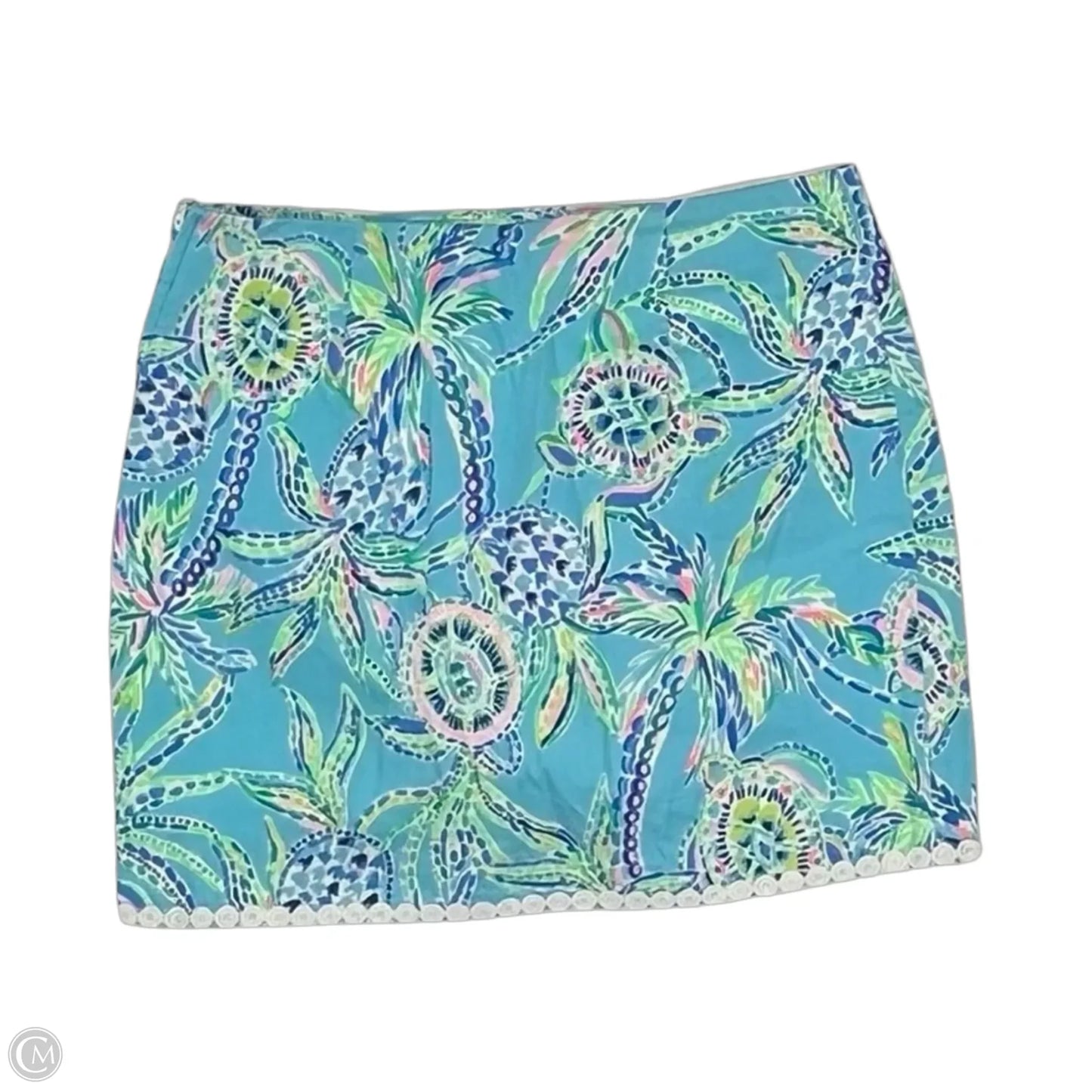 Skort Designer By Lilly Pulitzer In Teal, Size: 4