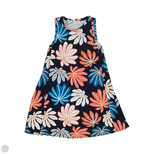 Dress Casual Short By Loft In Blue & Orange, Size: Xs