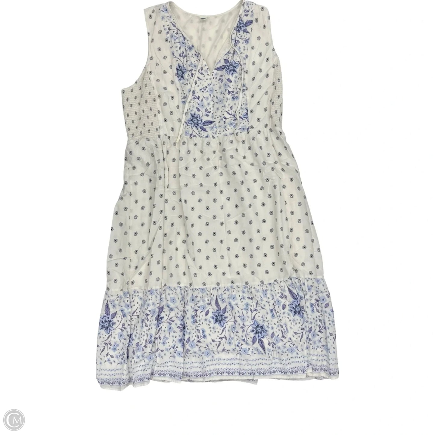 Dress Casual Maxi By Old Navy In Cream, Size: Xxl