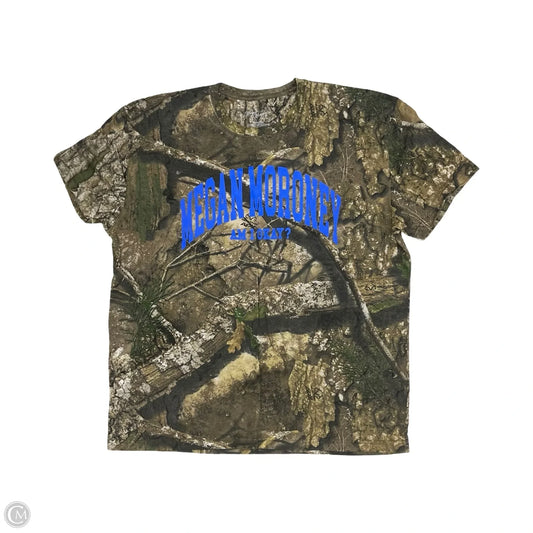 Top Short Sleeve By Clothes Mentor In Camouflage Print, Size: Xxl