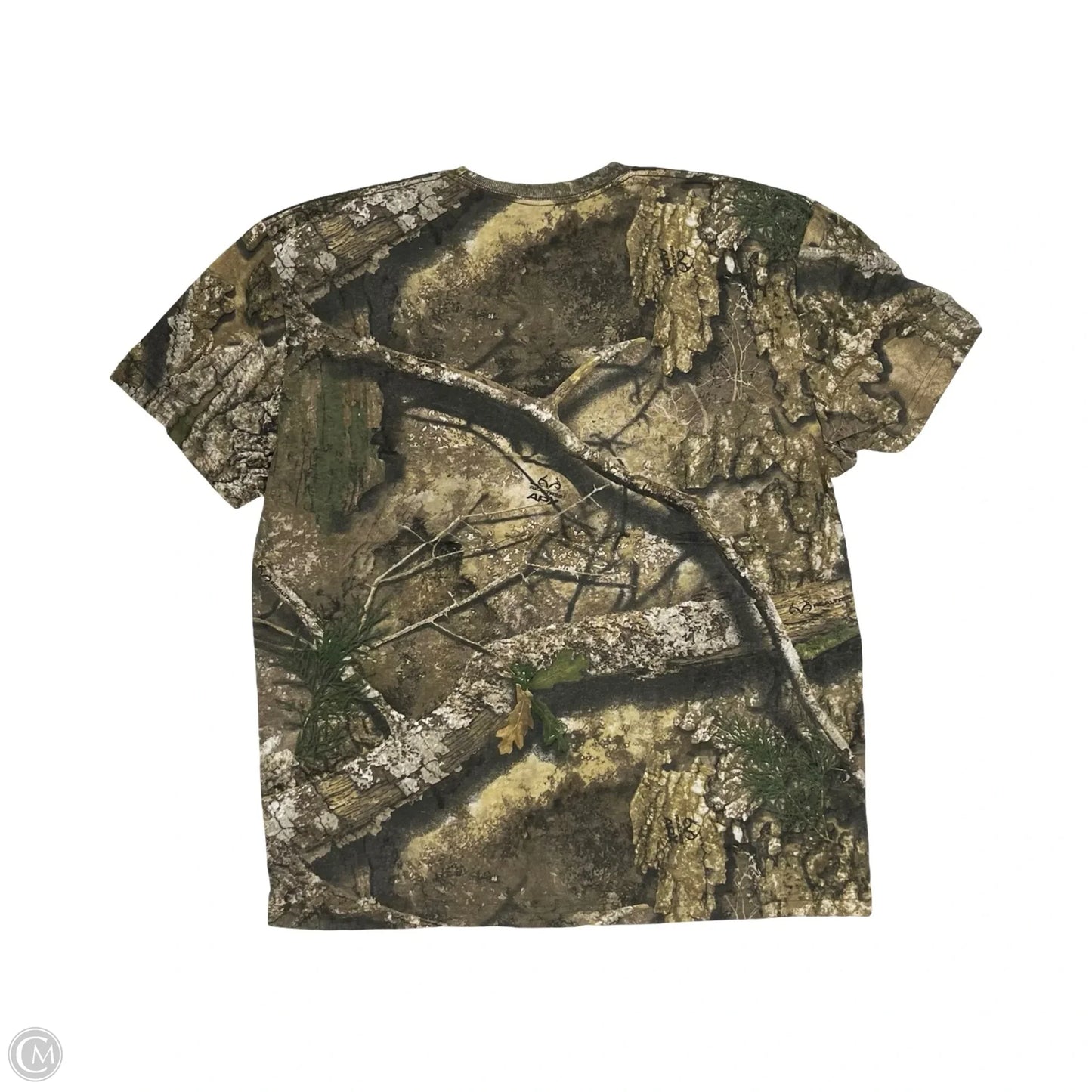 Top Short Sleeve By Clothes Mentor In Camouflage Print, Size: Xxl