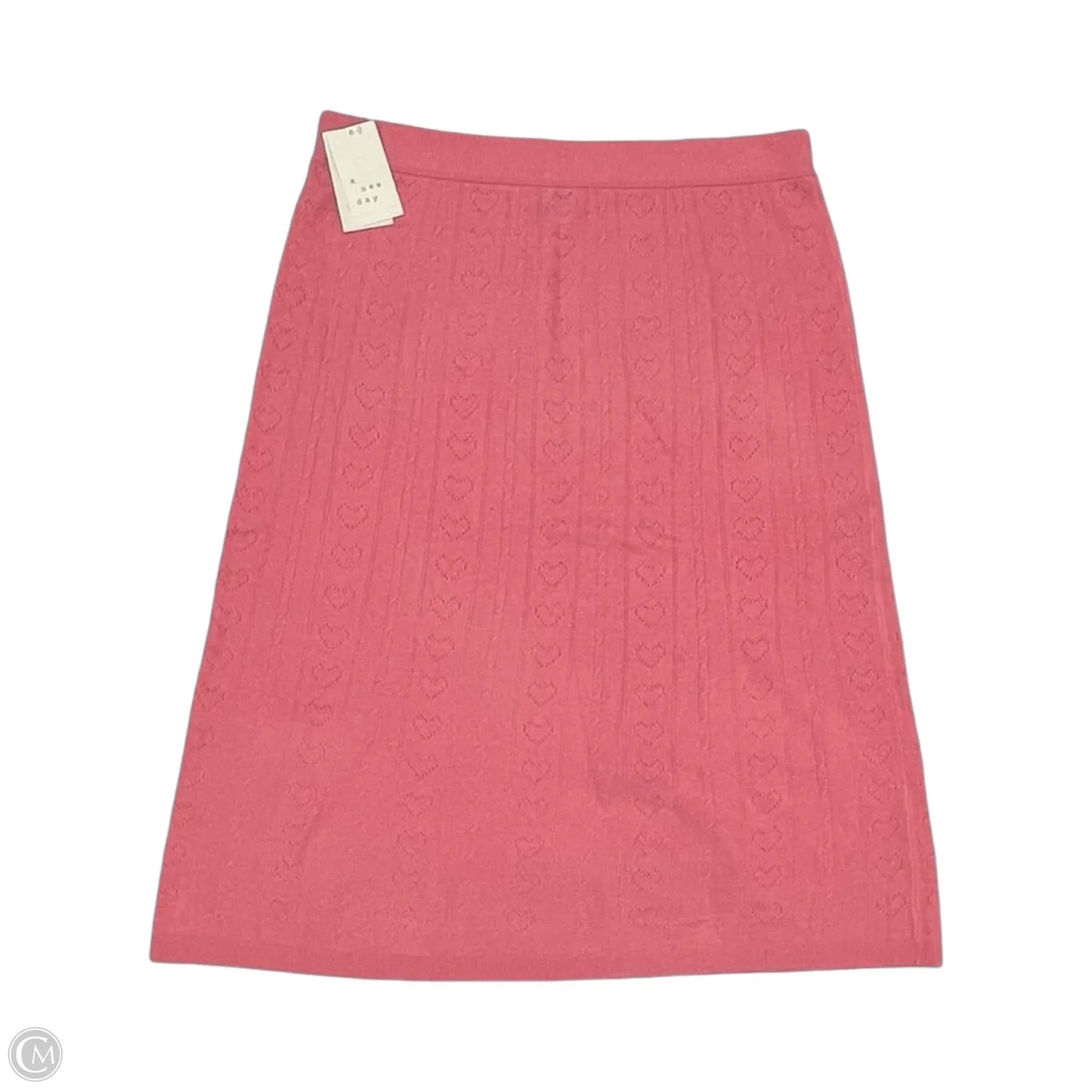 Skirt Midi By A New Day In Pink, Size: L