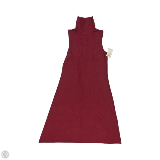 Dress Casual Maxi By A New Day In Maroon, Size: L
