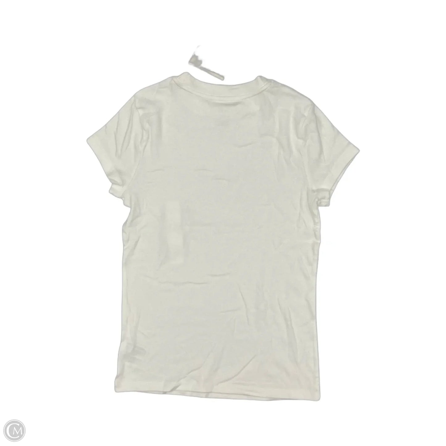 Top Short Sleeve Basic By A New Day In White, Size: M