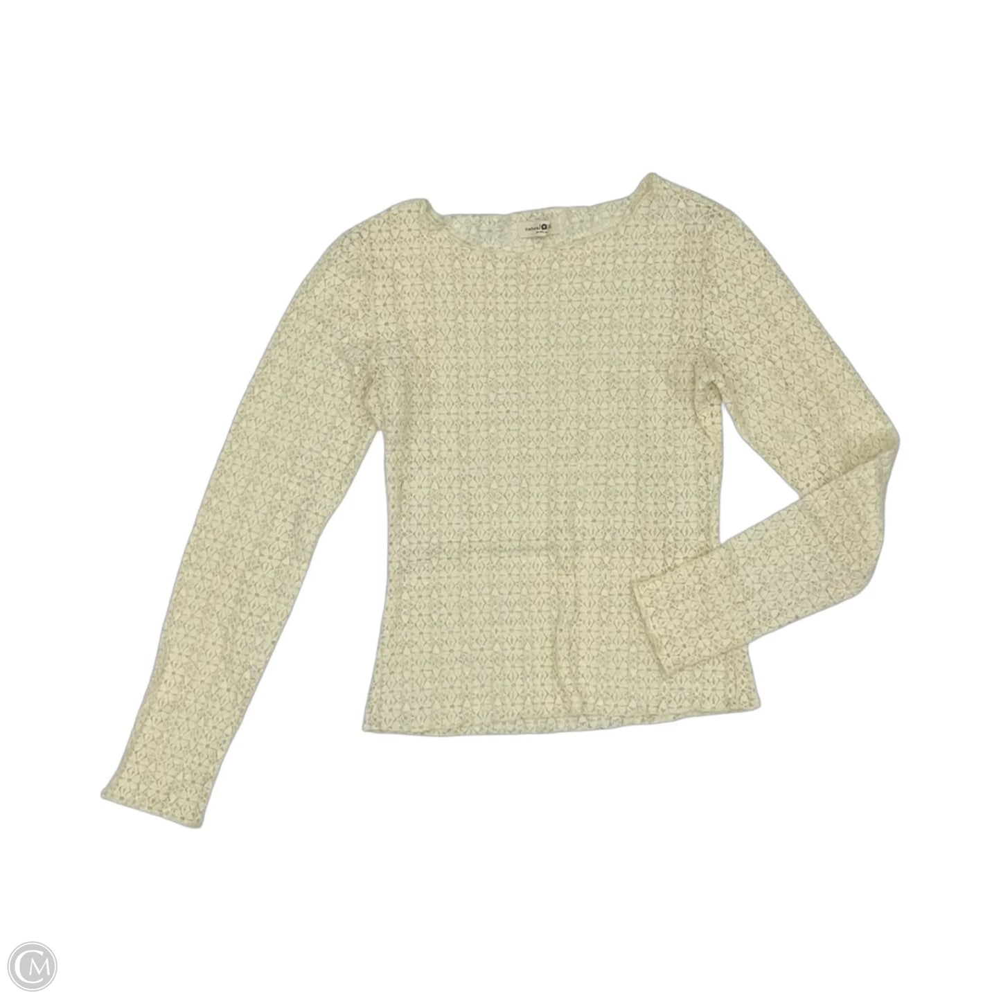 Top Long Sleeve By Natural Life In Cream, Size: S