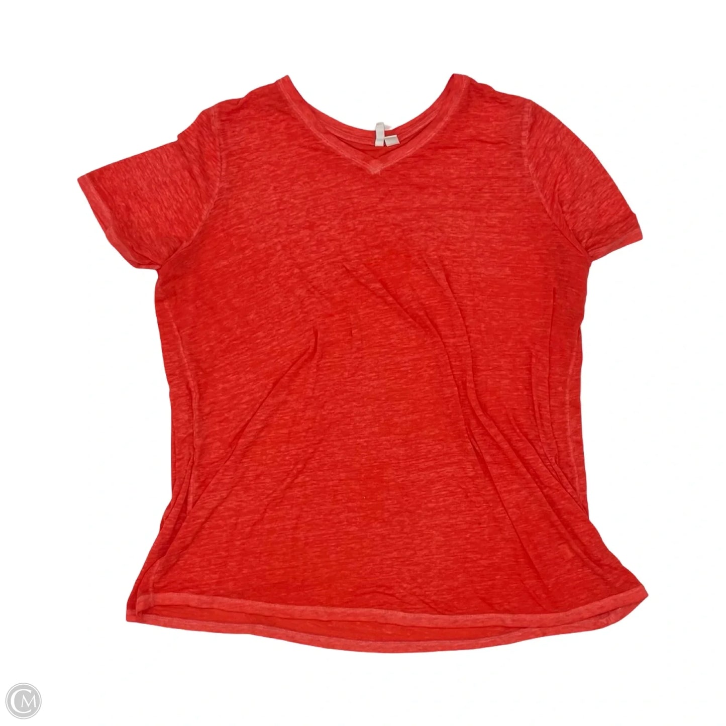 Top Short Sleeve By Cato In Red, Size: 2x