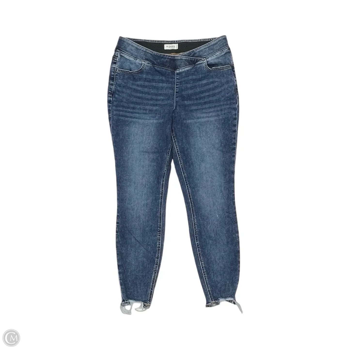 Jeans Skinny By Maurices In Blue Denim, Size: L