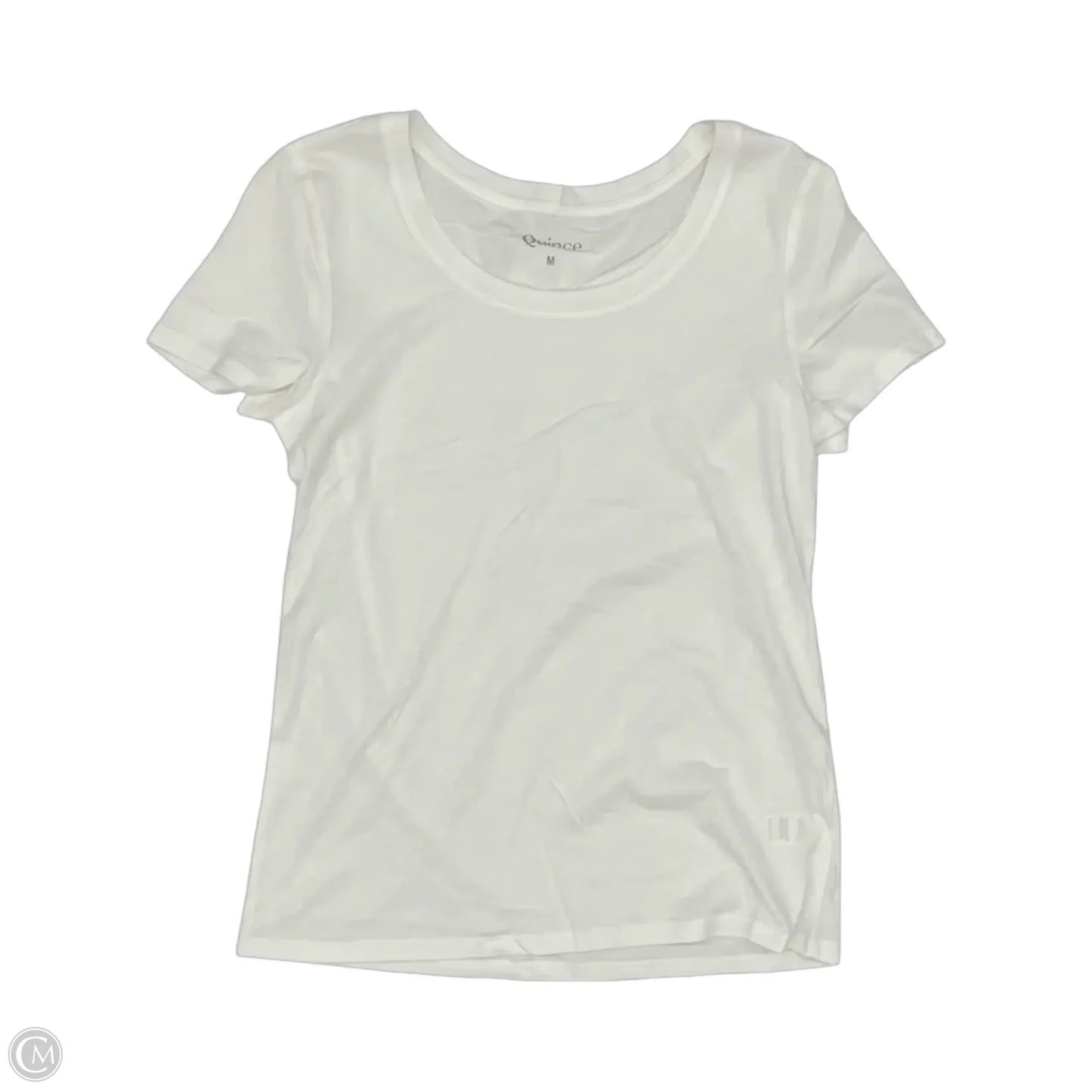 Top Short Sleeve Basic By Quince In White, Size: M