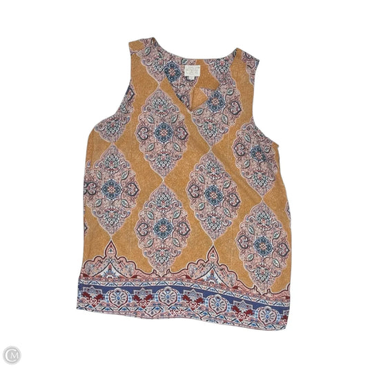 Blouse Sleeveless By Violet And Claire In Multi-colored, Size: M