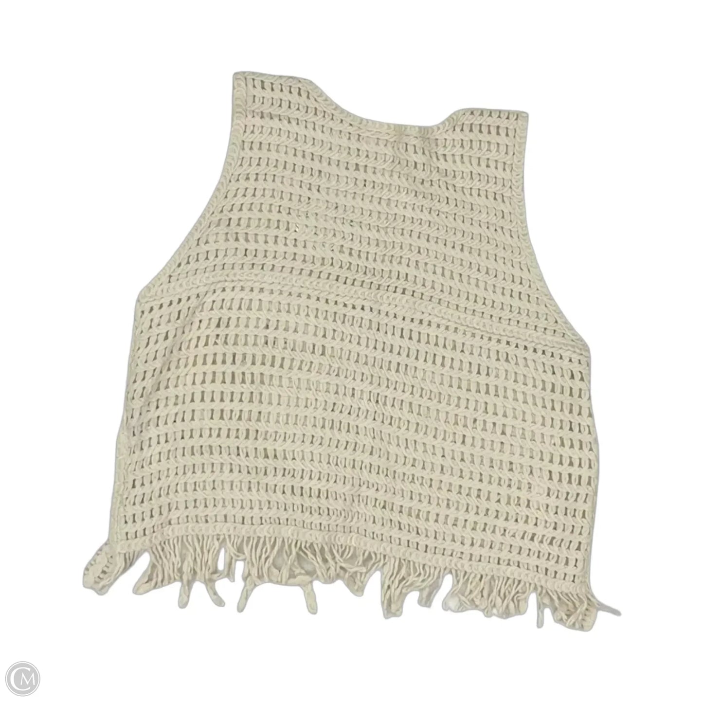 Vest Other By Very J In Cream, Size: M