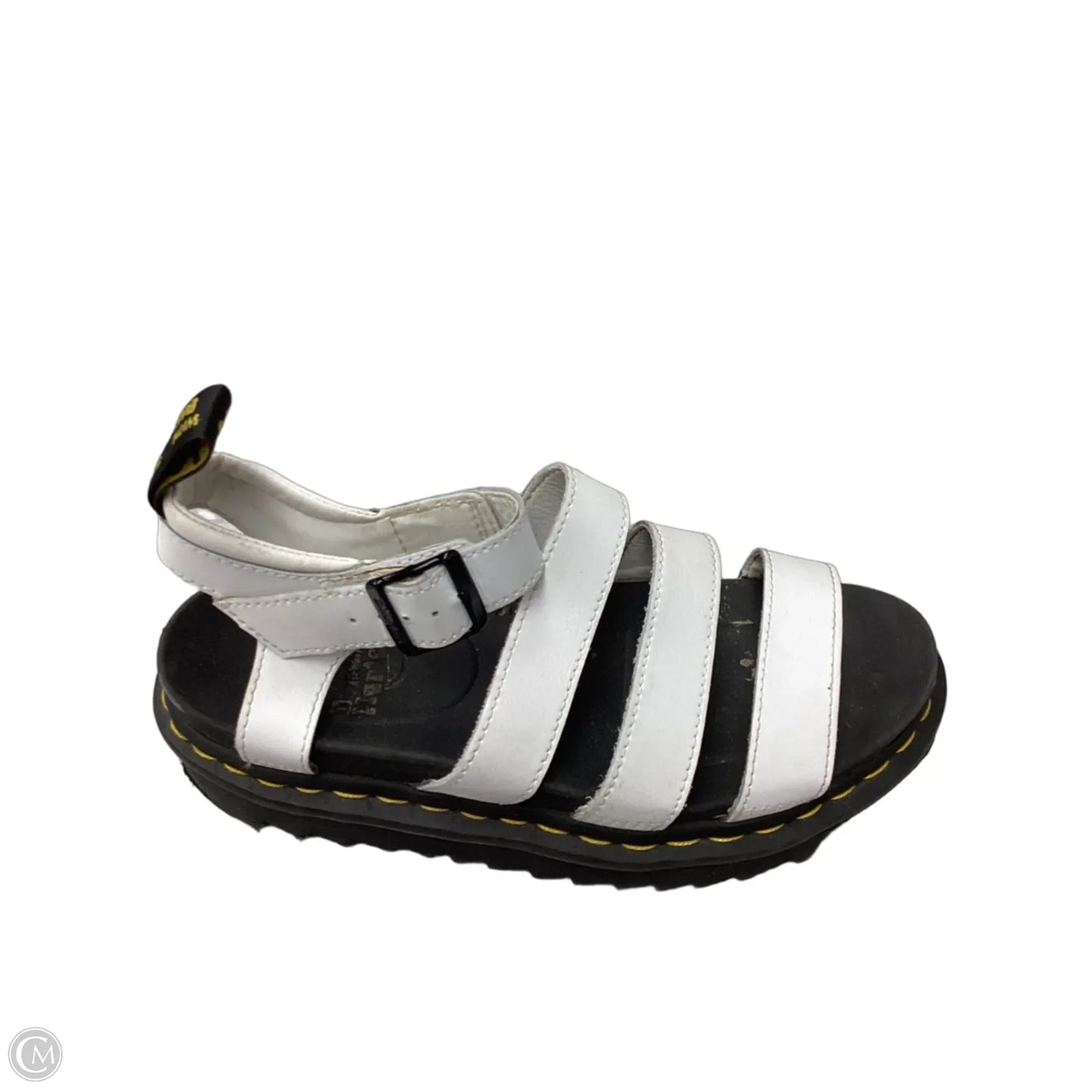 Sandals Heels Platform By Dr Martens In White, Size: 7