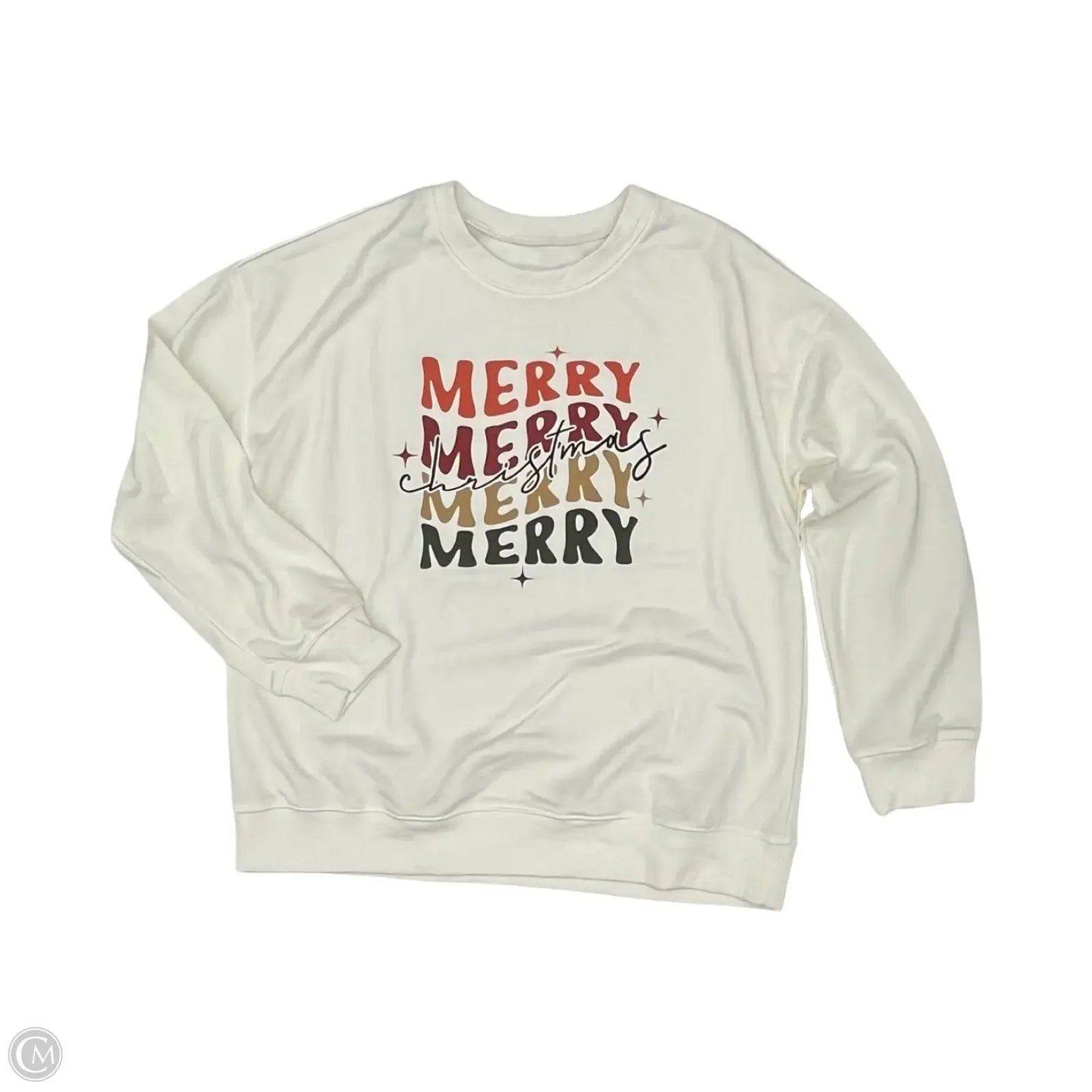 Sweatshirt Crewneck By Cme In White, Size: Xl