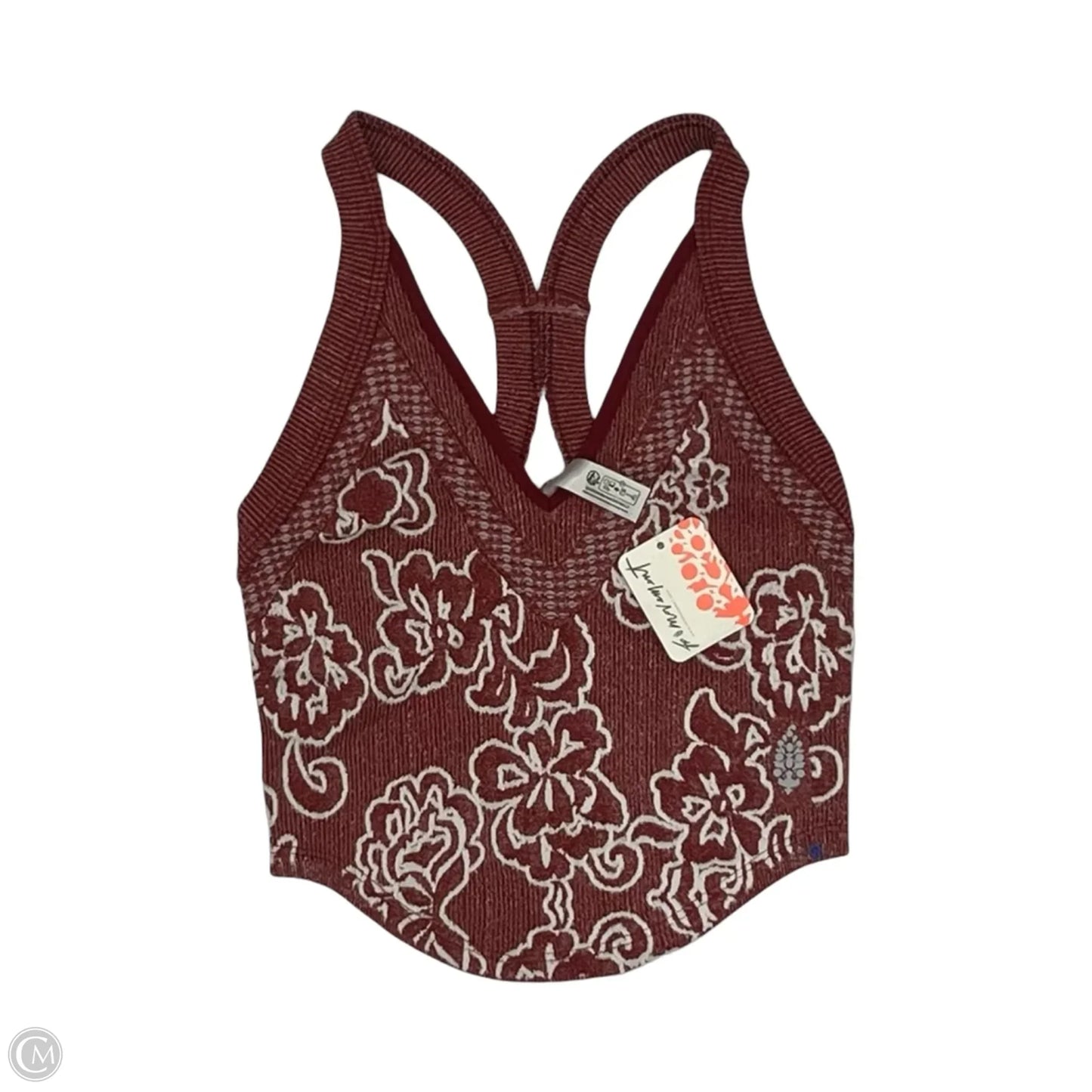 Tank Top By Free People In Red & White, Size: Xs