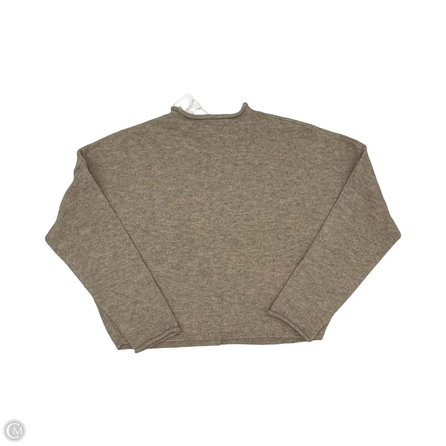 Sweater Cardigan By Cmb In Tan, Size: L