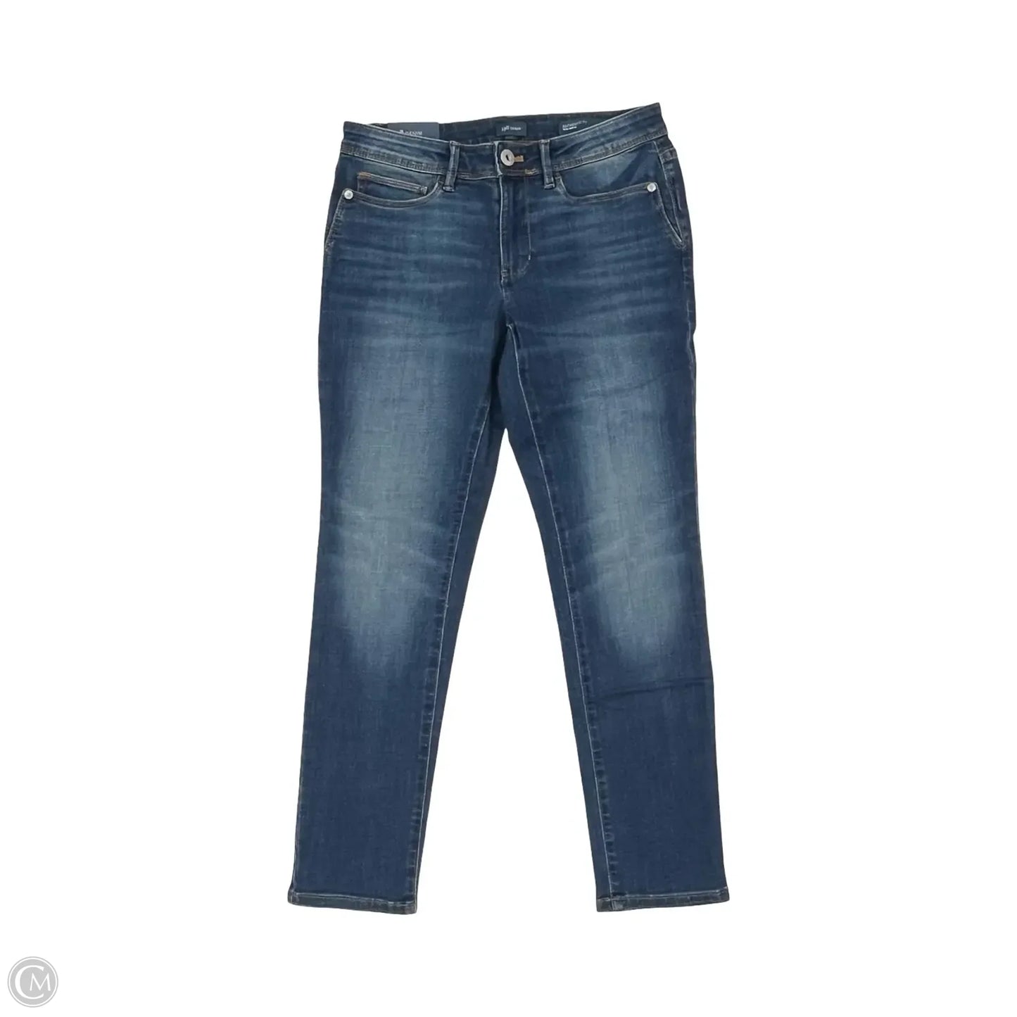 Jeans Straight By J. Jill In Blue Denim, Size: 4