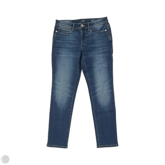 Jeans Straight By J. Jill In Blue Denim, Size: 4