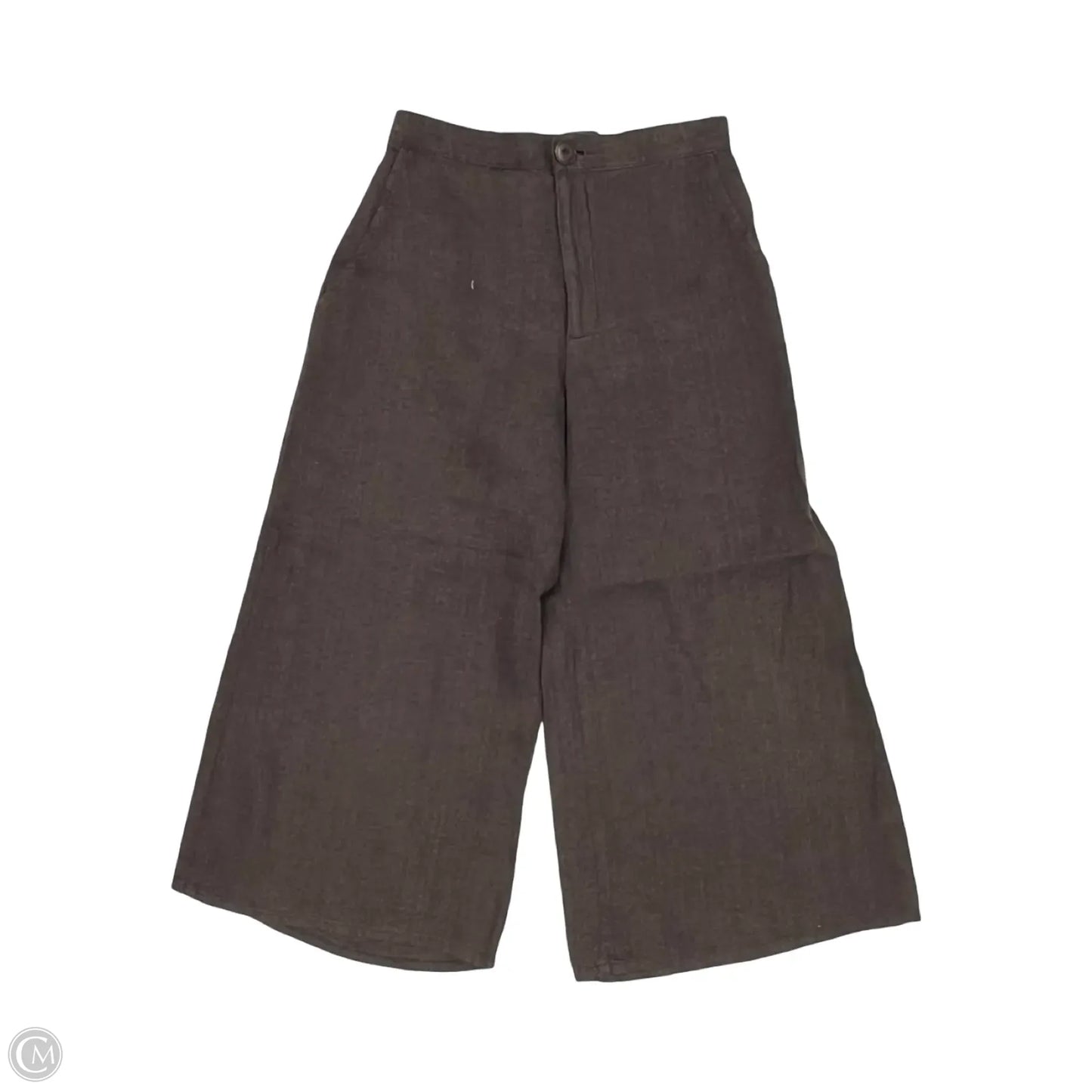 Pants Linen By Flax In Brown, Size: S