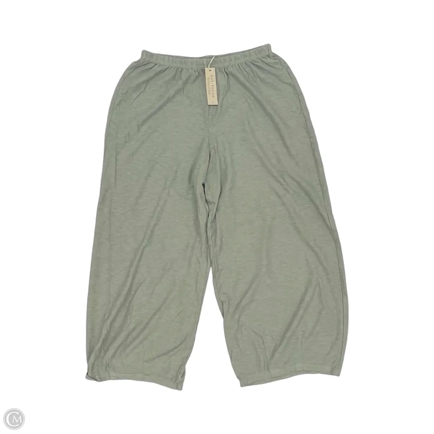 Pants Lounge By Cut Loose In Green, Size: L