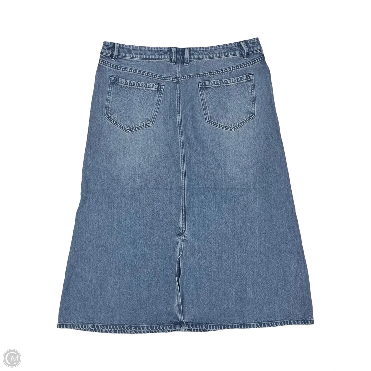 Skirt Midi By J. Jill In Blue Denim, Size: 14