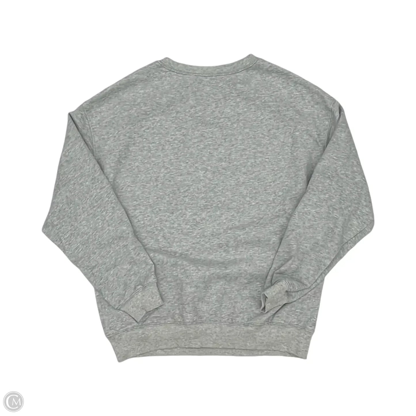 Sweatshirt Crewneck By Clothes Mentor In Grey, Size: M