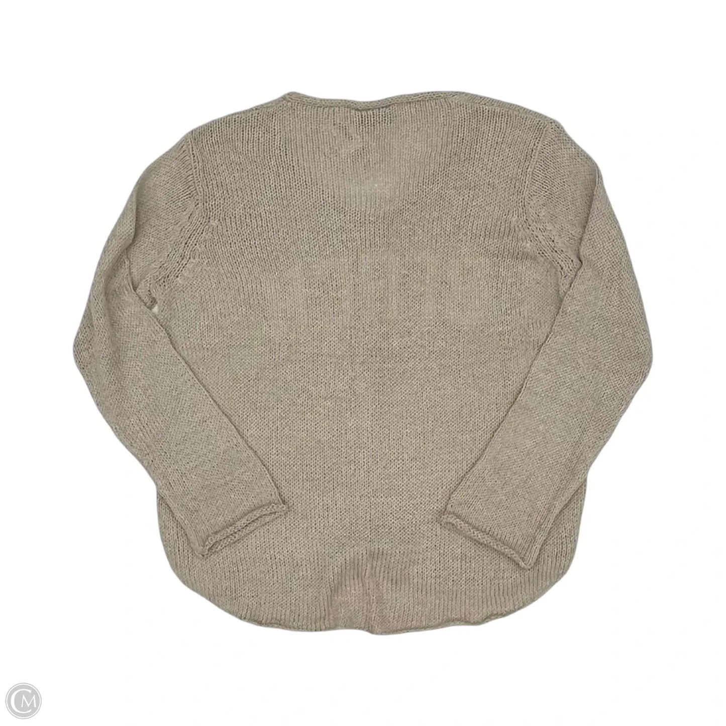 Sweater By Wooden Ships In Tan, Size: L