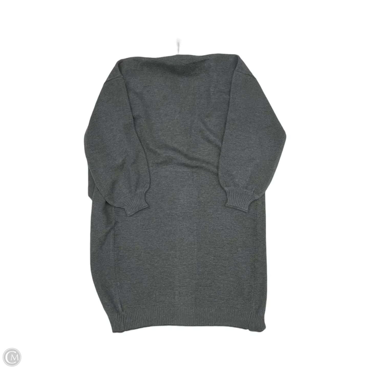 Sweater Cardigan By Flat White In Grey, Size: Onesize