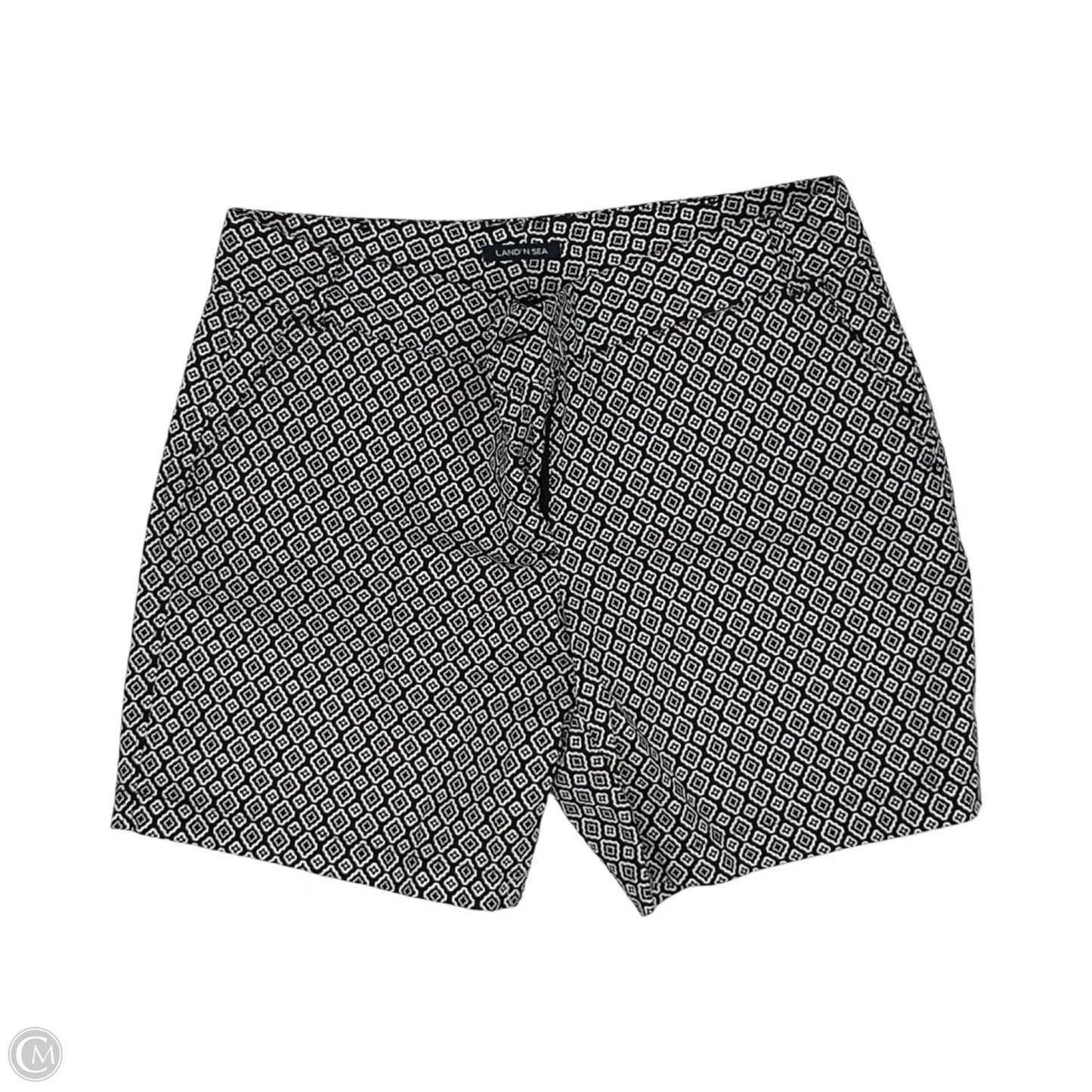 Shorts By Clothes Mentor In Black & White, Size: 10