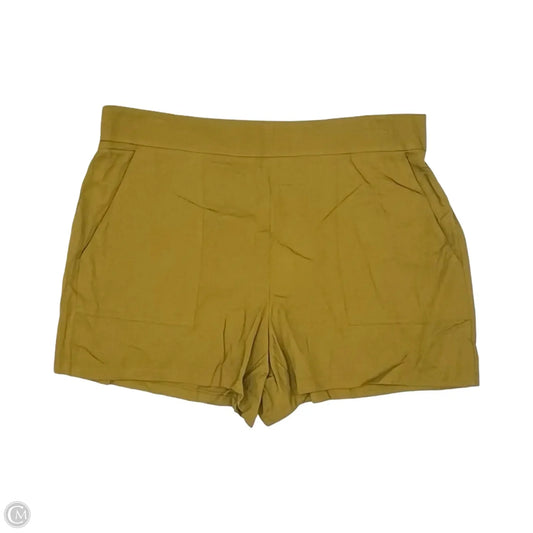 Shortalls By Nine West Apparel In Chartreuse, Size: Xl