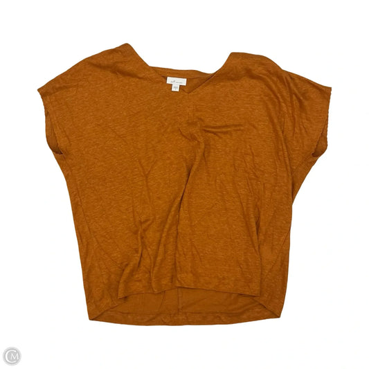 Top Short Sleeve By J. Jill In Orange, Size: S