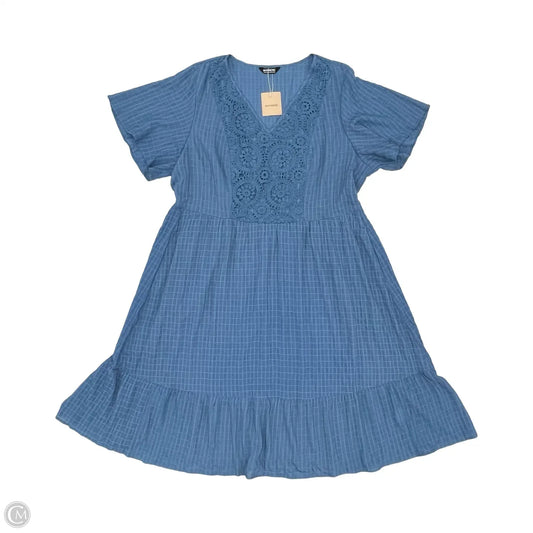 Dress Casual Midi By Bloomchic In Blue, Size: 3x