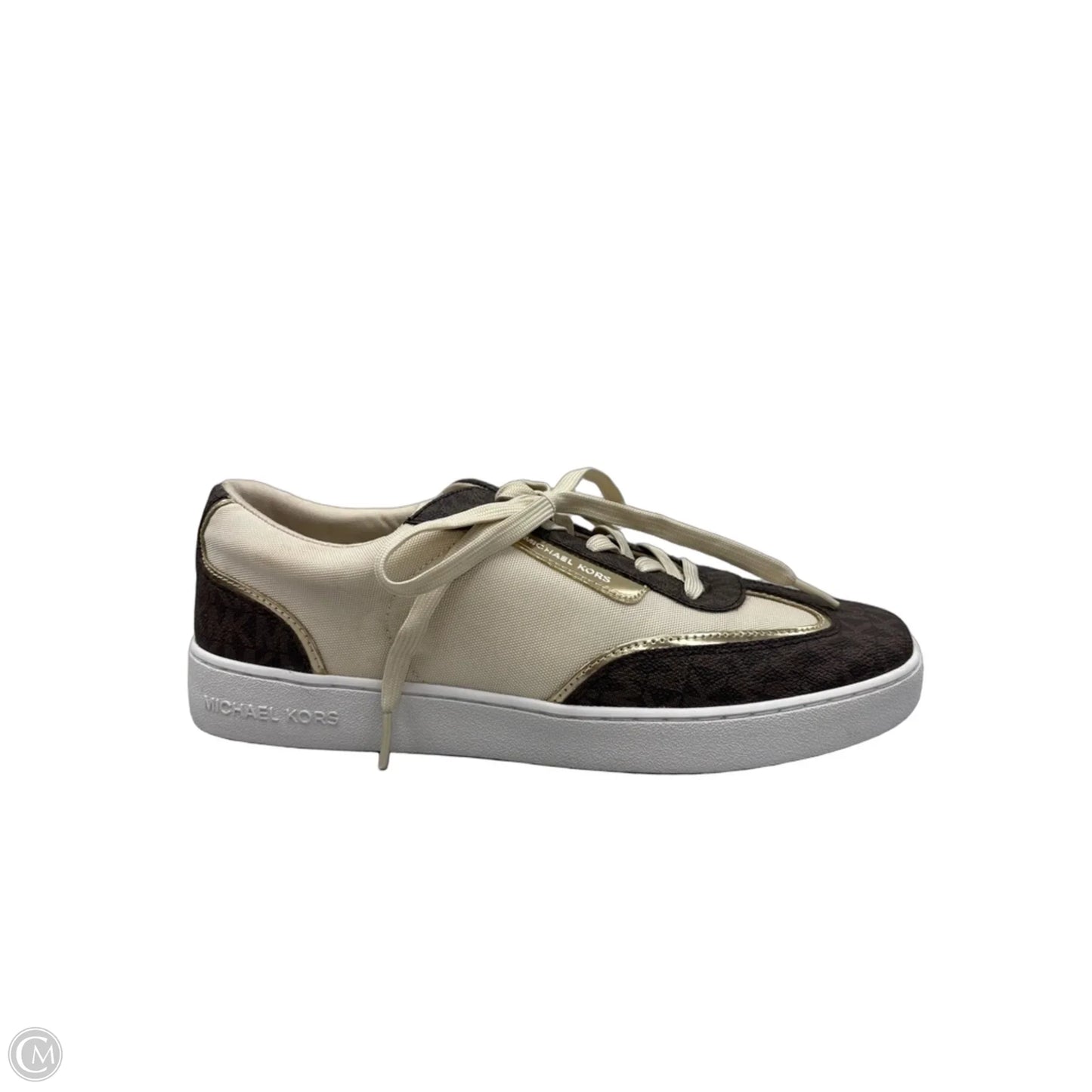 Shoes Designer By Michael Kors In Brown & Cream, Size: 11