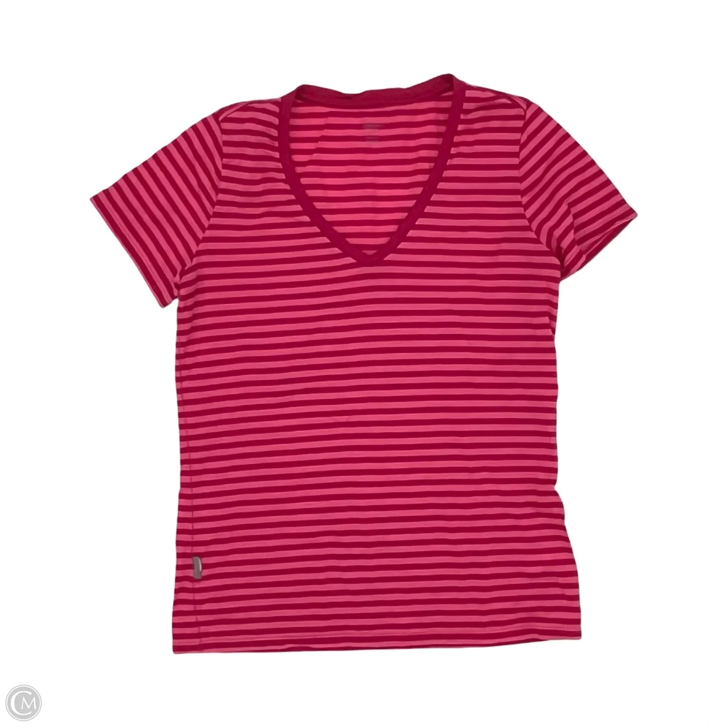 Top Short Sleeve By Cmc In Pink, Size: L